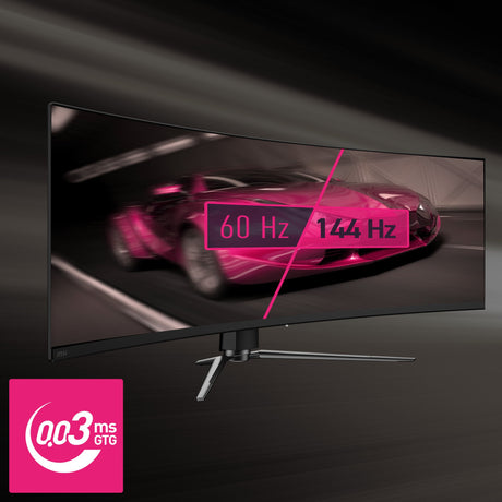 EAN 4711377332866 - MSI MPG 491CQPDE QD-OLED pantalla para PC 124,5 cm (49") 5120 x 1440 Pixeles DQHD Negro imagen 9