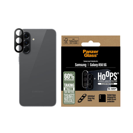 EAN 5715685017148 - PanzerGlass ® Hoops® Camera Lens Protector Transparent Samsung Galaxy A56 5G Protector de pantalla 1 piez imagen 2