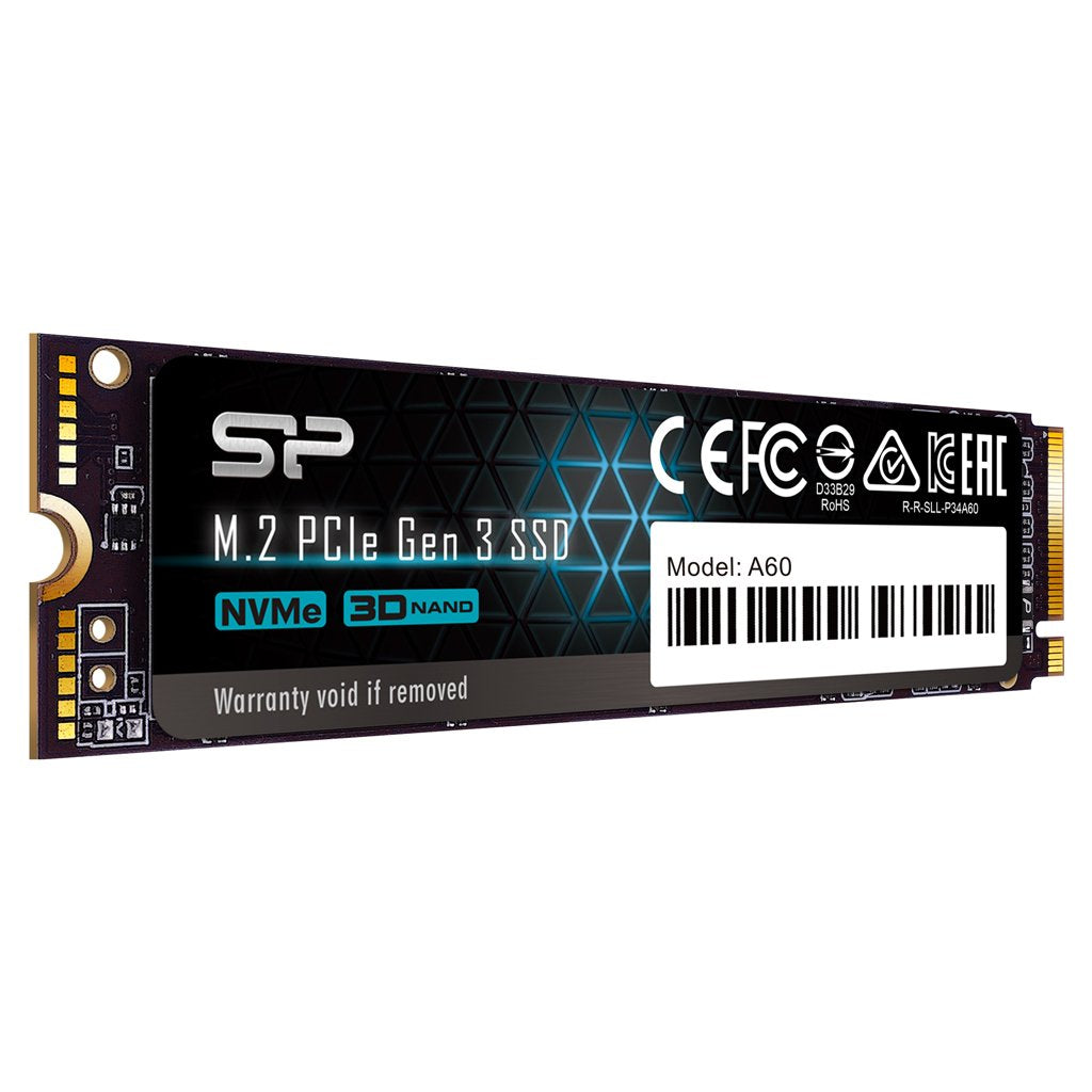 Disco Ssd Silicon Power A60 128gb M.2 Pcie Nvme Gen3x4