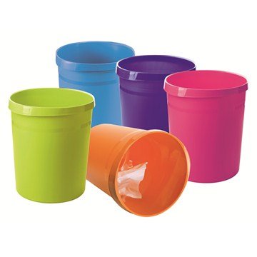 Han Grip - Papelera - 18 L - Polipropileno (Pp)