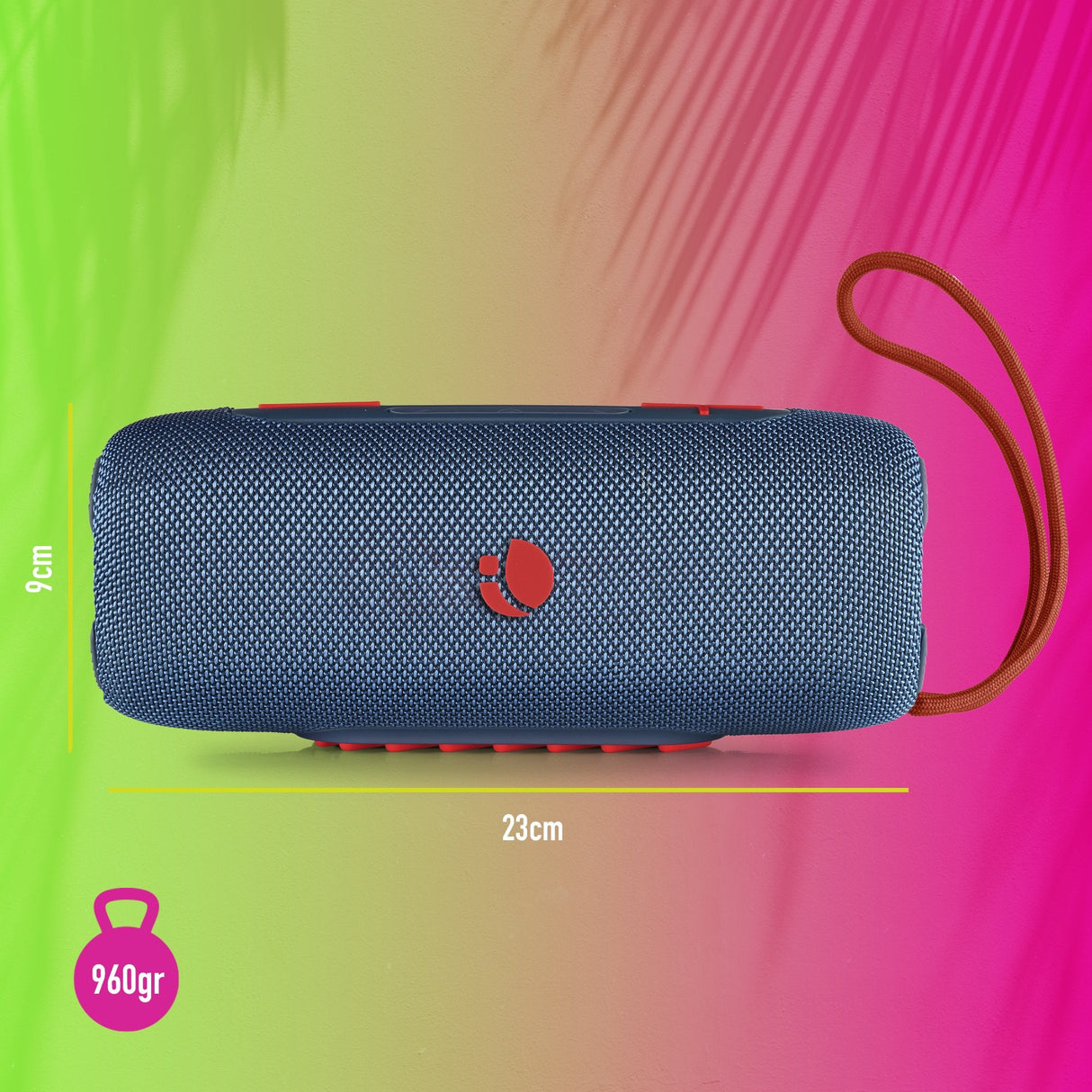 Altavoz Con Bluetooth Ngs Roller Nitro 3 30w 2.0 Azul