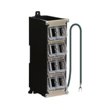 Efb Keystone Verteilergehuse 8-Port Fr Carril Din Y Montaje En Pared, Plástico