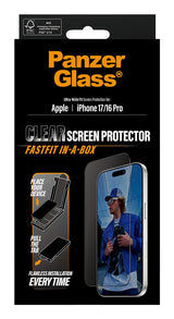EAN 5715685026676 - PanzerGlass ® Screen Protector iPhone 17 | iPhone 16 Pro | Ultra-Wide Fit w. FASTFIT IN-A-BOX Protector d imagen 3