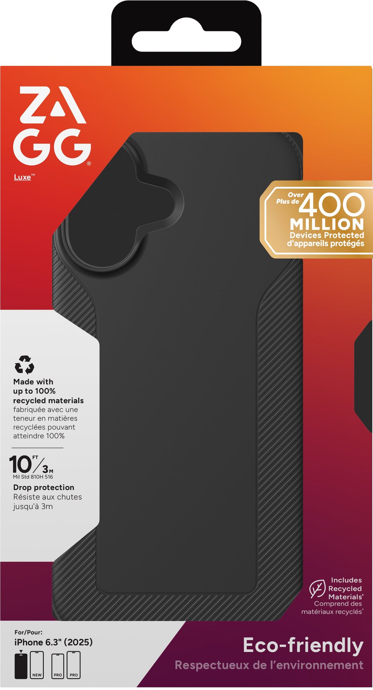 EAN 840390357618 - ZAGG Luxe funda para teléfono móvil 16 cm (6.3") Negro imagen 11