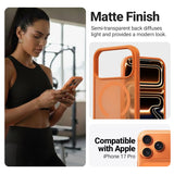 Etui Hybrid Matte Magnetic Etui Magsafe Iphone 17 Pro Pomaranczowe