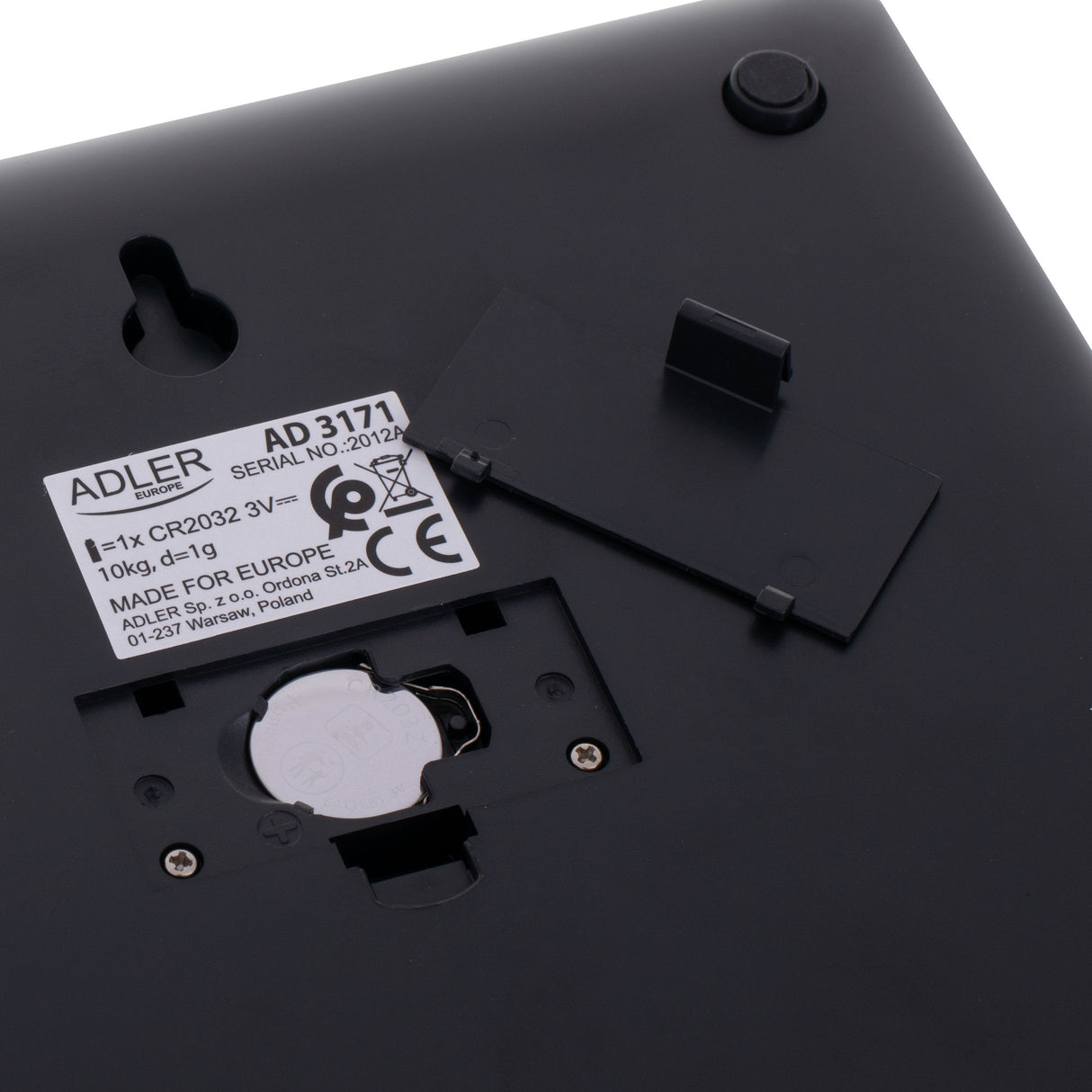 Báscula De Cocina Hasta 10 Kg Adler Ad 3171