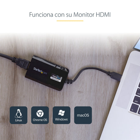 EAN 0065030857505 - StarTech.com USB32HDPRO Adaptador gráfico USB 1920 x 1200 Pixeles Negro imagen 8