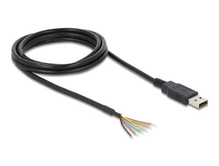 Delock 83527 Convertidor Usb 2.0 A Serial Uart Lvttl Con 6 Hilos Abiertos Y Tensión De Salida De 3,3 V 1,8 M