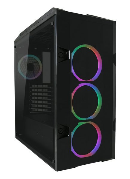 Caja Pc Lc Power Lc-998b-On Rambot Midi Tower Negro