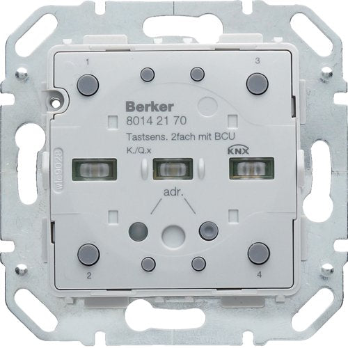Berker 80142170 Tastsensor-Modul 2fach Mit Integriertem Busankoppler Knx K.1