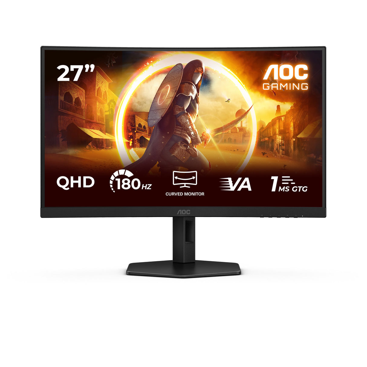 EAN 4038986182157 - AOC G4 CQ27G4X pantalla para PC 68,6 cm (27") 2560 x 1440 Pixeles Quad HD LCD Negro imagen 1