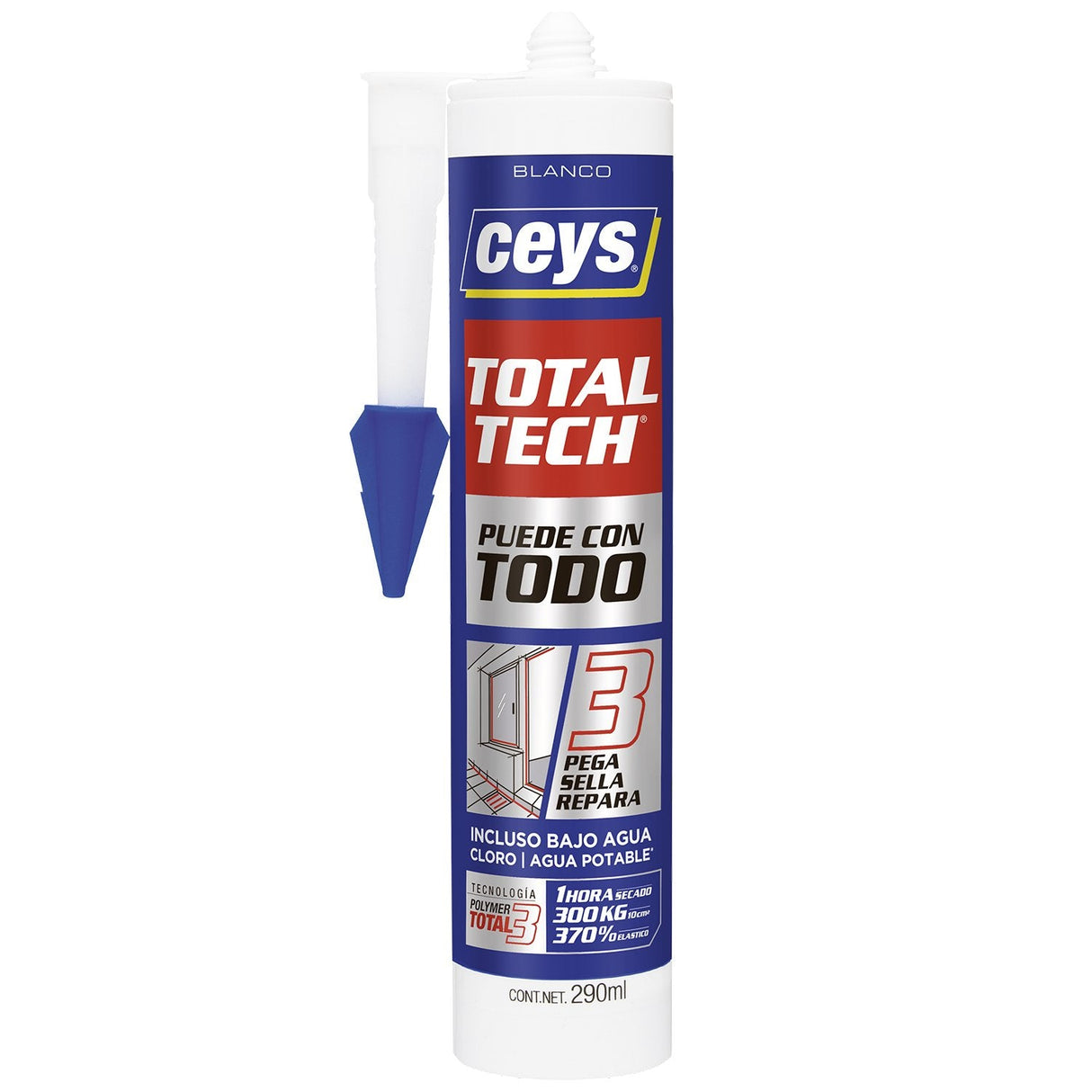 Ceys Total Tech Blanco Cartucho 290ml 507216