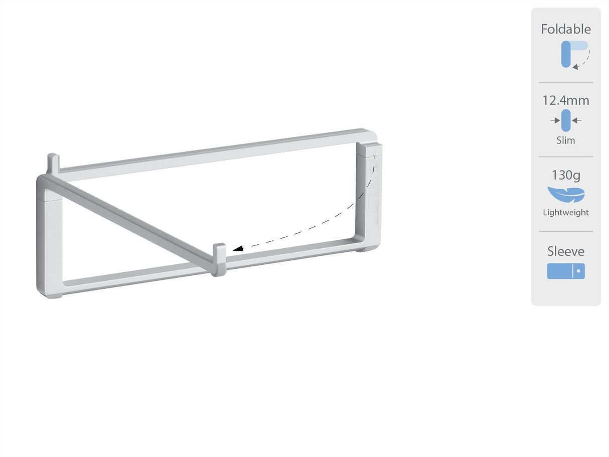 Mbar Pro Foldable Laptop Stand Silver