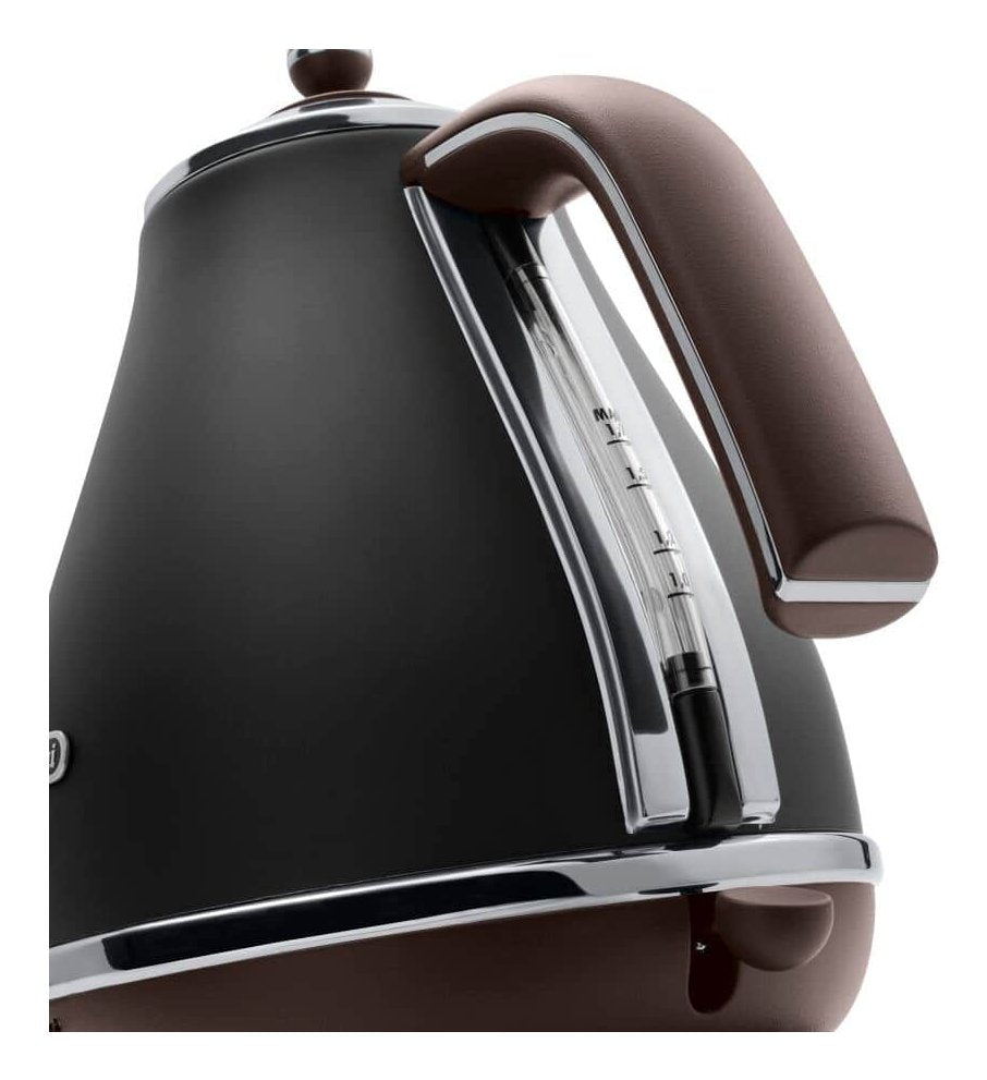Hervidor De Agua Delonghi Kbov 2001.Bk 1,7 L Negro, Marrón 2000 W