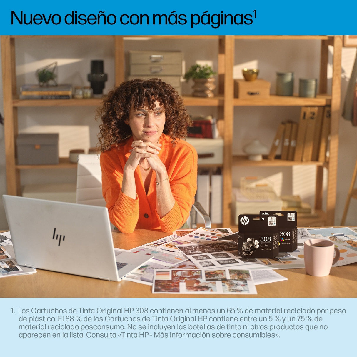 Hp Tinta Original 308 Negra 7fp21ue