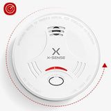 Detector De Humo Y Gas X-Sense Sd11 Fotoeléctrico Alarma 85 Db