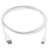 Eaton Tripp Lite   Safe-It Usb-A To Usb Micro-B Antibacterial Cable (M/M) Usb 2.0 White 6-Ft. (1.83 M)