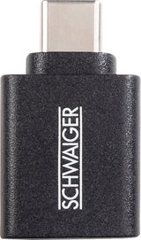 Schwaiger Usb-Adaptador Usb3.1c->Usb3.0a Negro