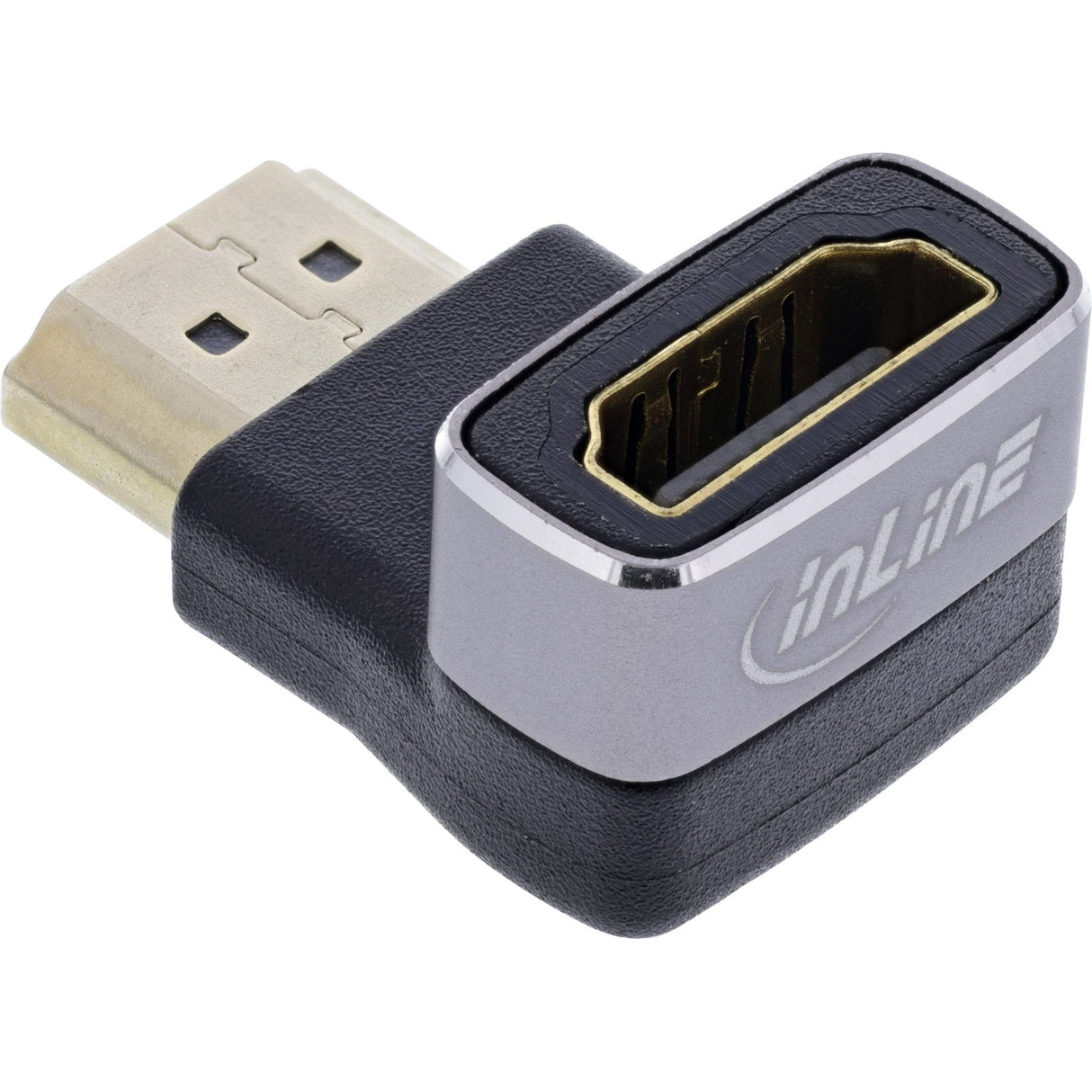 Inline® Hdmi Adapter, Hdmi A Plug / Socket, 90° Down, 8k Uhd