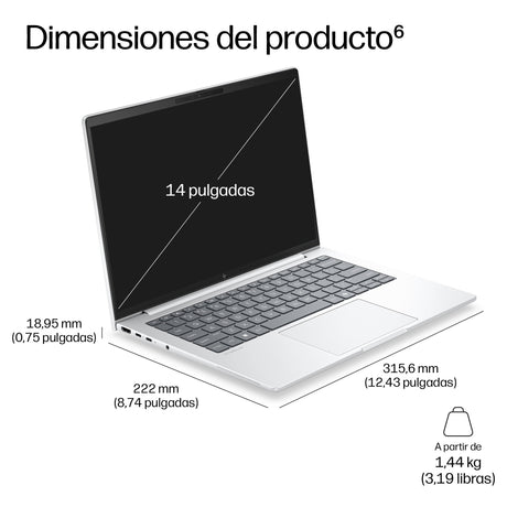 EAN 0826581033110 - HP EliteBook 8 G2a 14 inch Notebook Next Gen AI PC Wolf Pro Security Edition Copilot+ PC AMD Ryzen AI 7 P imagen 10