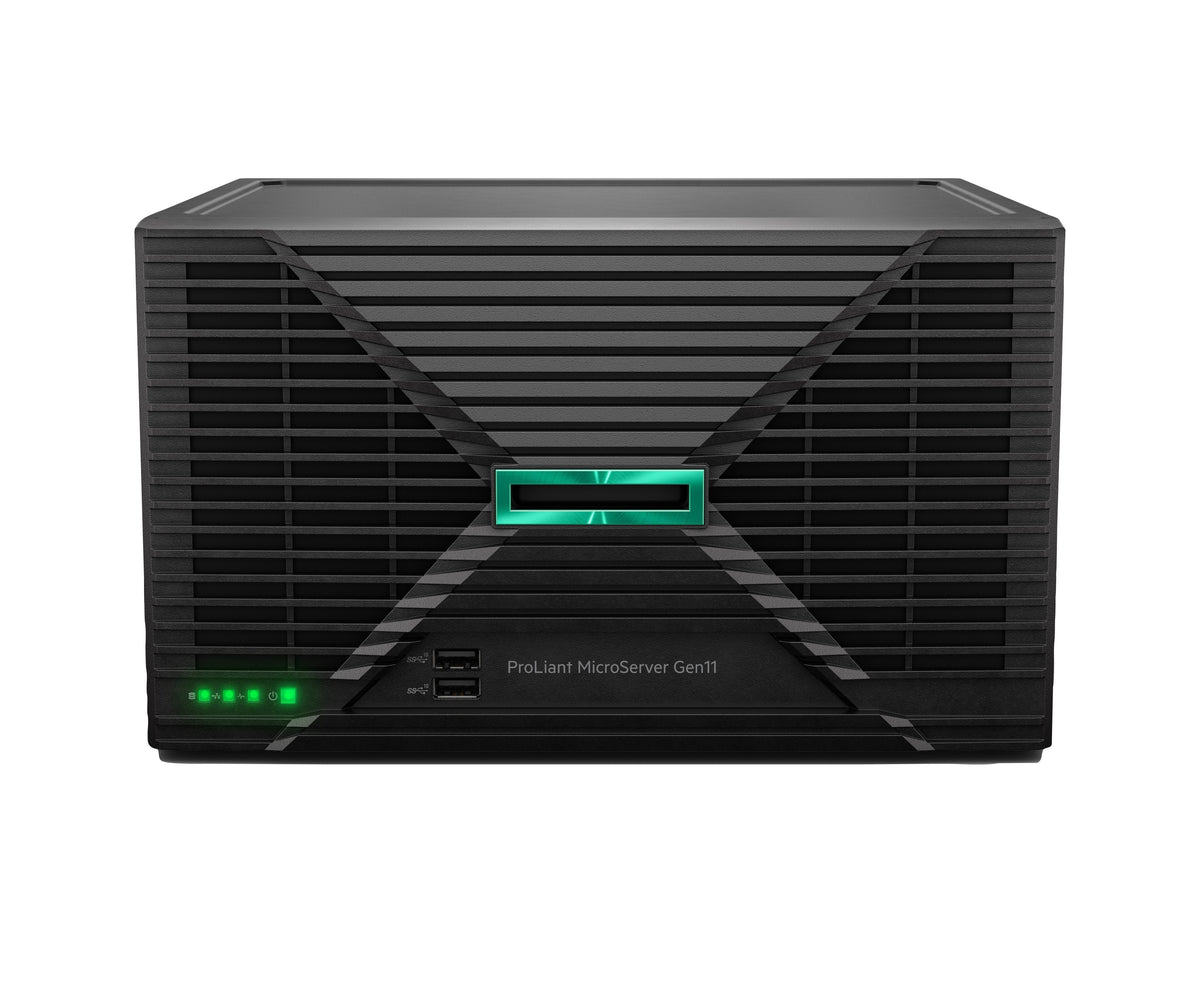 Hpe Proliant Microserver Gen11 Servidor Microtorre Ultra 1 Vía 1 X Pentium Gold G7400 Ram 16 Gb Sata De Intercambio No En Caliente 3.5" Bahía(S) Sin Disco Duro Uhd Graphics 710 Gigabit Ethernet Sin So Monitor: Ninguno
