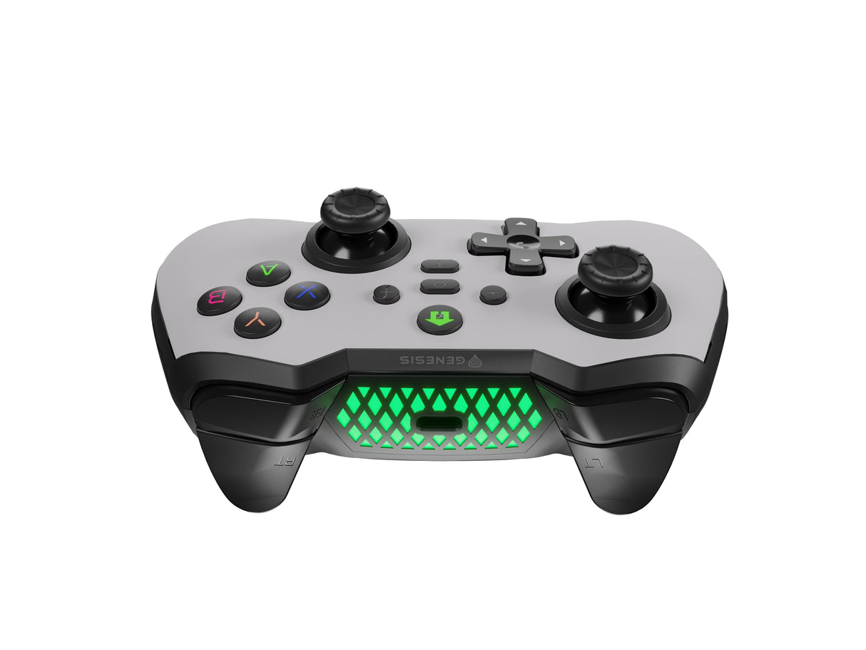 Gamepad Genesis Mangan 400 Wireless (For Pc/Switch/Mobile) Blanco