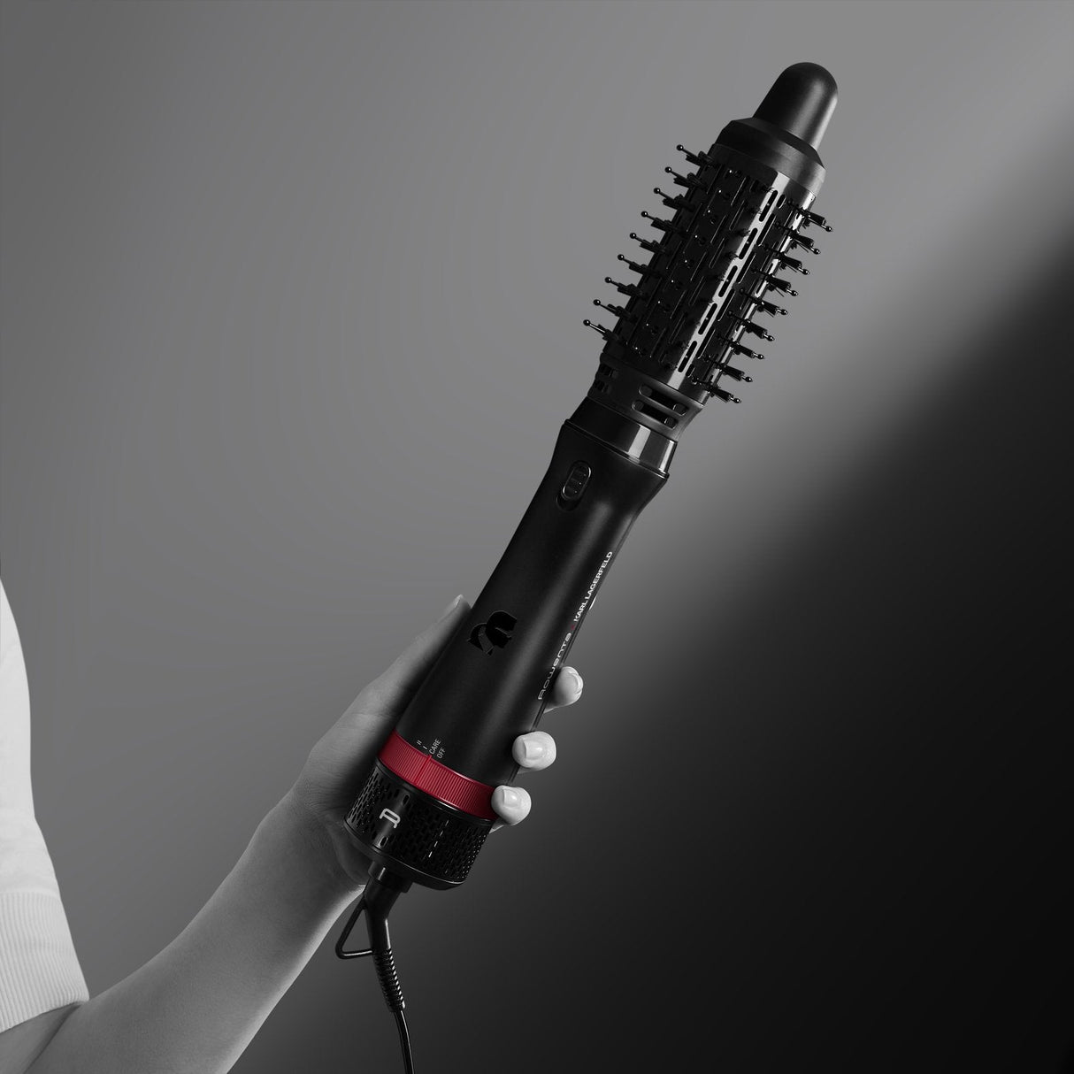 Rowenta Express Style Cf634l Cepillo De Aire Caliente Caliente Negro, Rojo 800 W 1,8 M