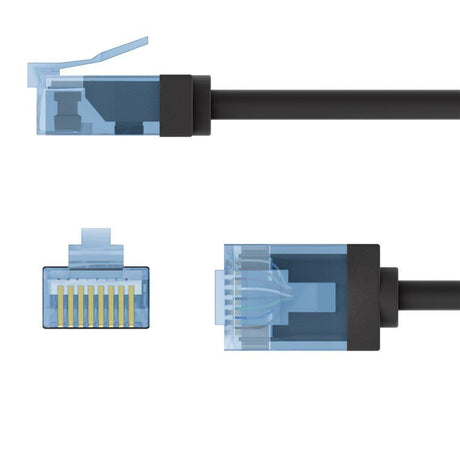EAN 4040849742323 - Goobay 74232 cable de red Negro 0,5 m Cat6a U/UTP (UTP) imagen 3