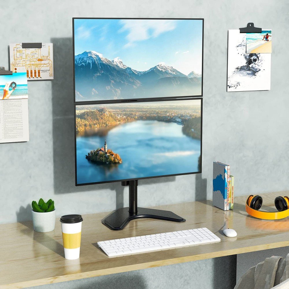 Techly Ica-Lcd 2520v Soporte De Mesa Para Pantalla Plana 68,6 Cm (27") Independiente Negro