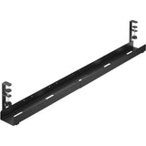 Inline® Universal Cable Guide Rail, 3 Levels 80/100/120 Cm, For Under-Table Mounting, With Screw Clamps, Black
