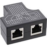 Inline® Cat.5e Stp T-Adapter (Port-Doppler), Rj45 Hembra A 2x Rj45 Hembra