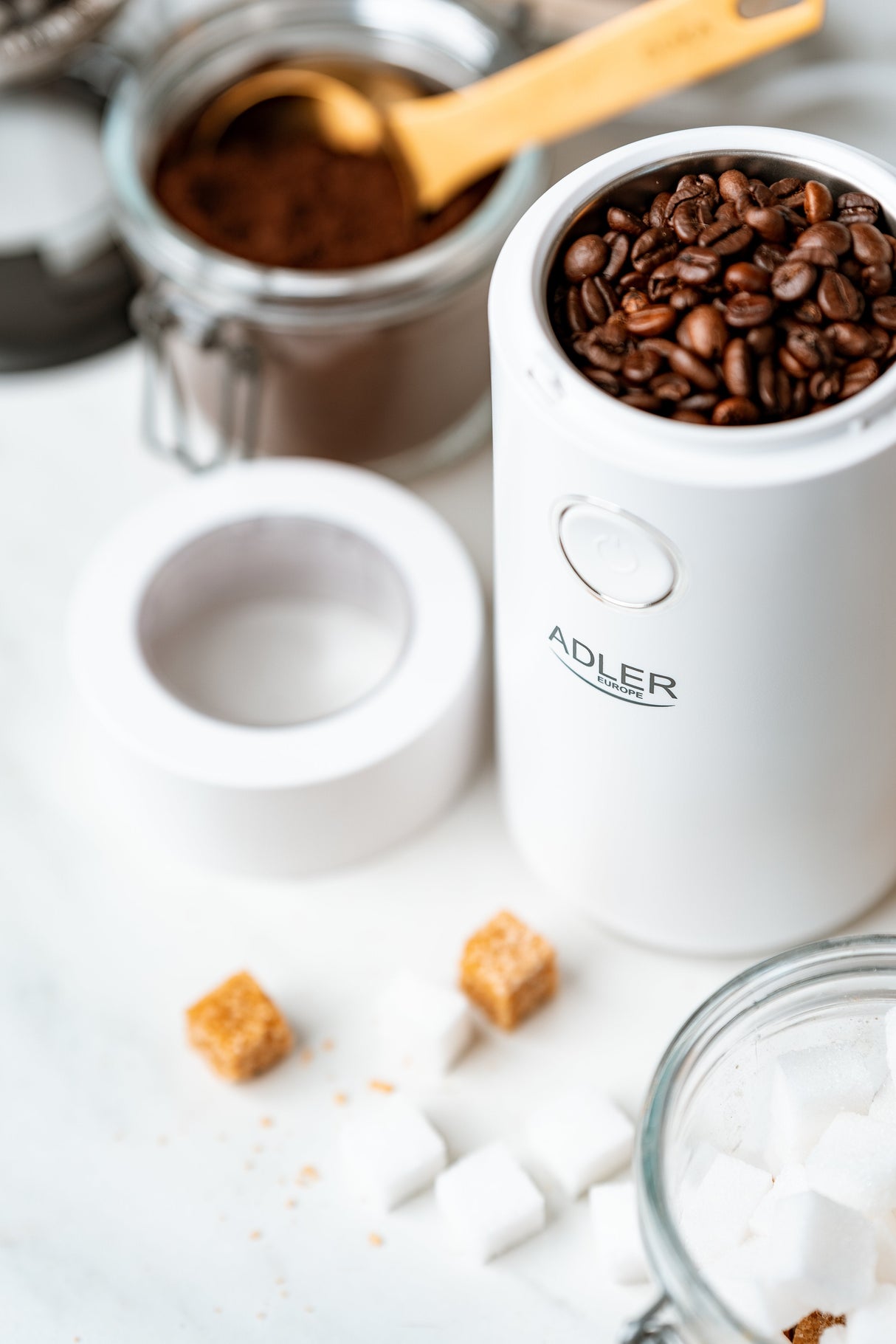 Molinillo  Adler Ad 4446ws  De Café 150 W Blanco