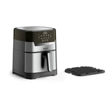 Freidora Tefal Easy Fry & Grill Ey505d15 Sencillo 4,2 L Independiente 1550 W Freidora De Aire Caliente Acero Inoxidable Acero Fino/Negro, Freidora De Aire Caliente, 4,2 L, 80 °C, 200 °C, 6 Personas(S), 60 Min