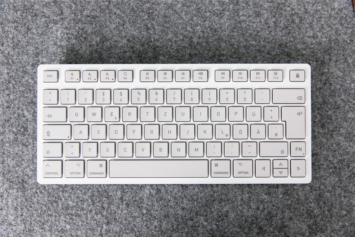 Cherry Tas Kw 7100 Mini Bt For Mac Wireless De-Layout Blanco