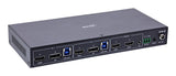 Inline Kvm Switch, 2x1 ,Hdmi & Displayport 4k/60hz, Dual Monitor, Usb 3.2 Hub