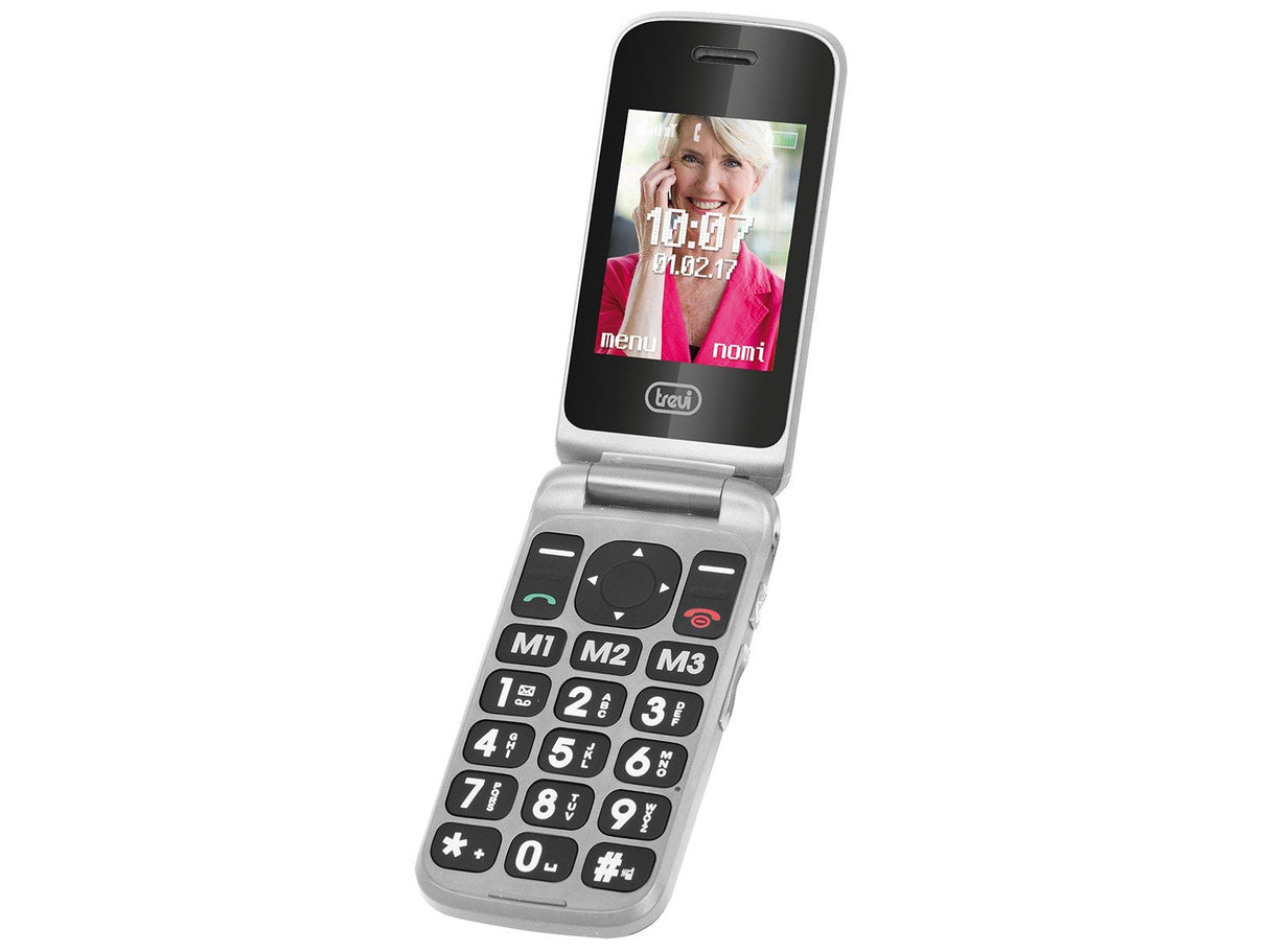 Telefono Trevi Flex Plus 55 Gris 2,4