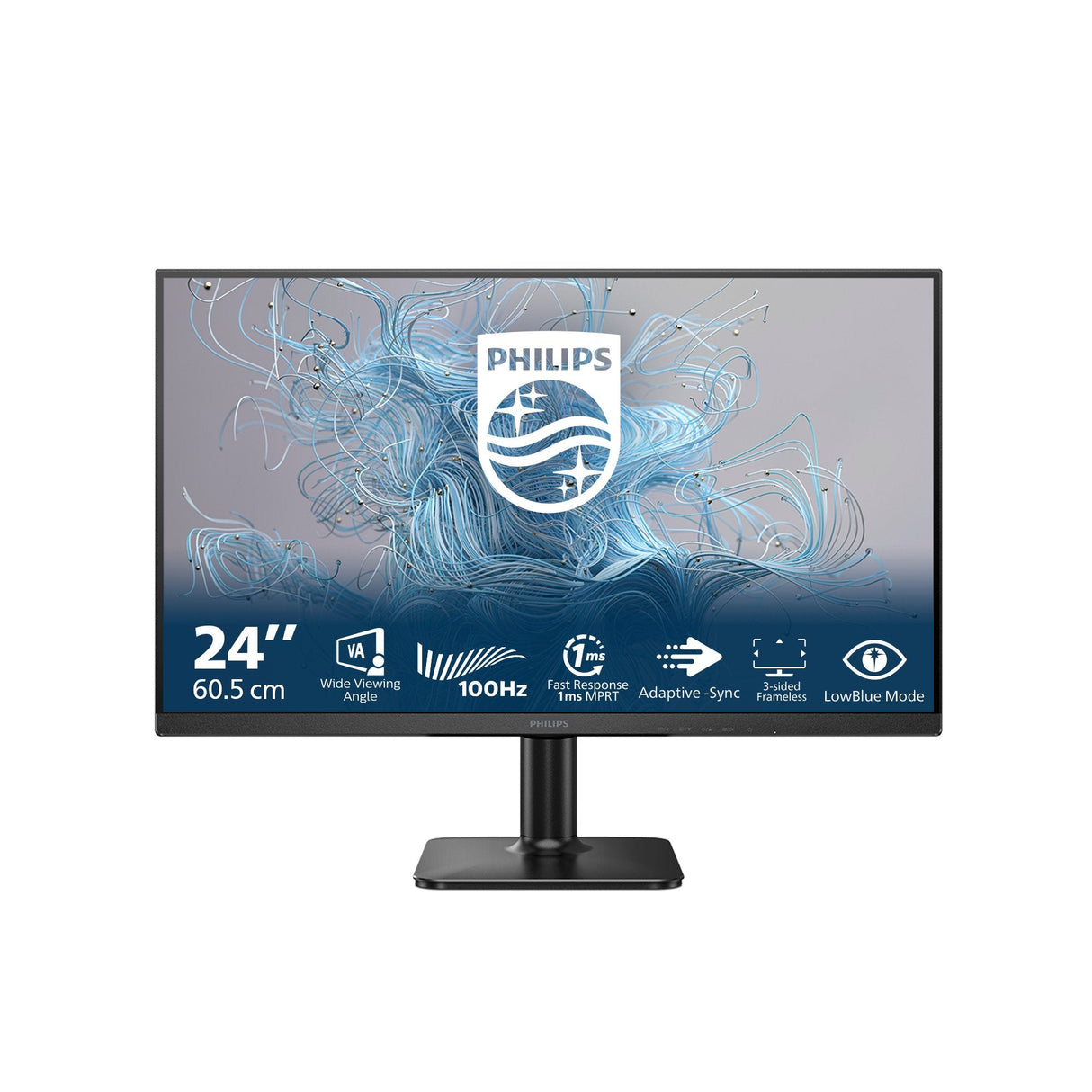 Monitor  Philips  23,8" 24e2n1100lb 16:09 Hdmi+D-Sub Va Negro