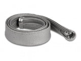 Delock Manga Trenzada Con Cremallera Resistente Al Calor 1 M X 30 Mm Gris