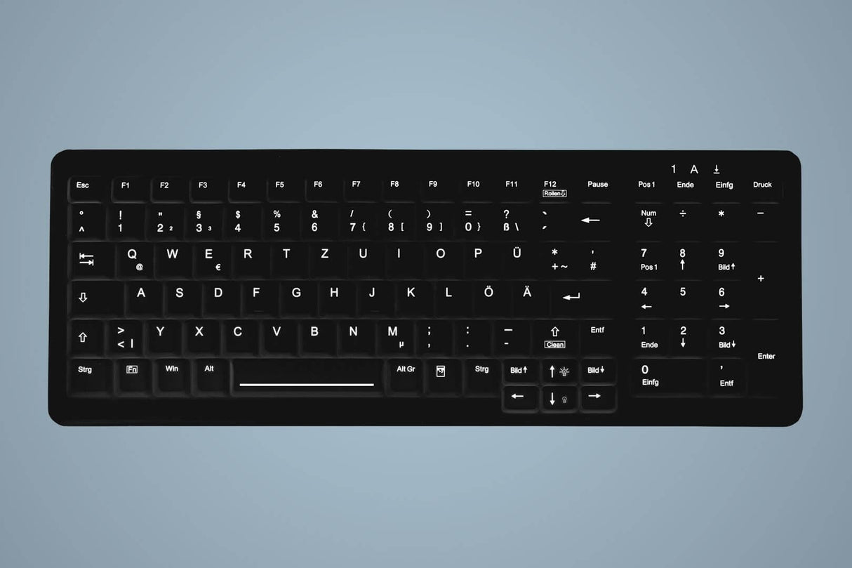 Teclado Alemán Active Key Ak-C7000 Usb Qwertz Negro