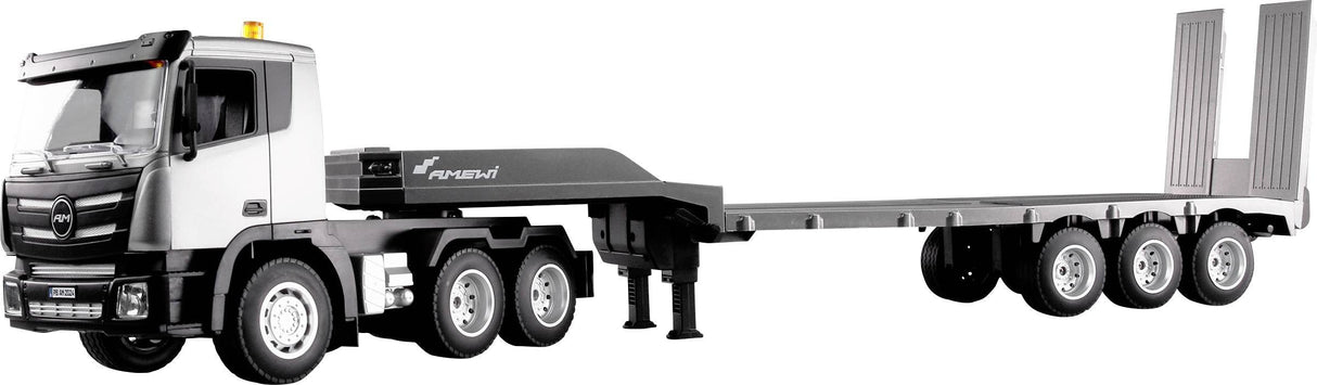 Amewi Rc Baumelle G836e Zugmaschine Con Tieflader 1:24 Rtr