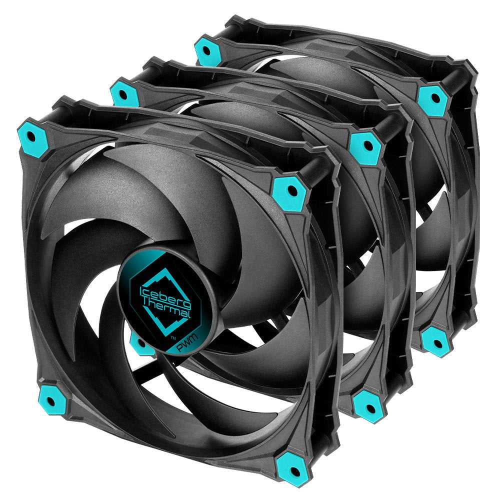 Iceberg Thermal Icegale Silent Pwm Pack De 3 Ventiladores 120mm