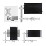 Startech.Com Six-Monitor Desk Mount W  Crossbar, Up To 32 In Screens 17.6lb - Befestigungskit - Für 6 Lcd-Displays - Säule, Dual