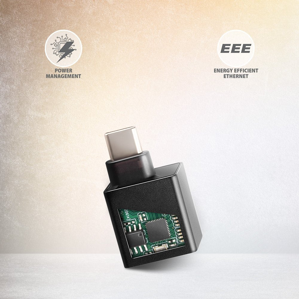 Axagon Ade-Minic Usb-C 3.2 Gen 1 Gigabit Ethernet Mini Adaptador - Negro