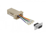 Delock Adaptador D-Sub Hembra De 9 Pines A Rj12 6p/6c Hembra, Kit De Montaje
