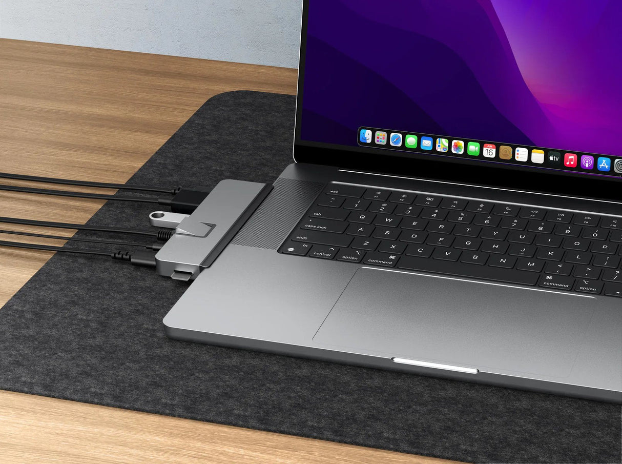 EAN 6941921148225 - HYPER DUO PRO 7-in-2 USB-C Hub USB Tipo C 104 Mbit/s Gris imagen 10