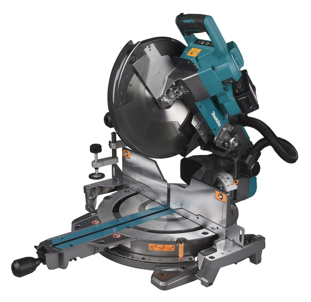 Tronzadora E Ingletadora Inalámbrica Makita Ls003gz01, 40 Voltios + Adaptador De Radio Azul, Bluetooth, Sin Batería Ni Cargador Ls003gz01