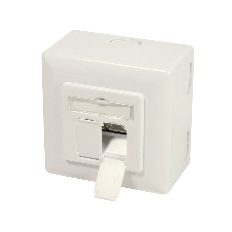 EAN 4052792064575 - LogiLink NP0006A toma de corriente 2 x RJ-45 Blanco imagen 2