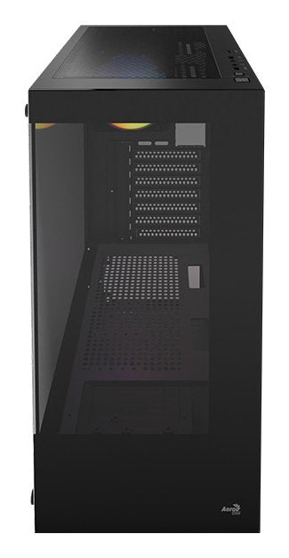Caja Atx Aerocool Pivot Cristal Templado Negro