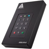 Apricorn Festplatte Aegis Fortress L3 - 4 Tb - Usb 3.1 - Negro