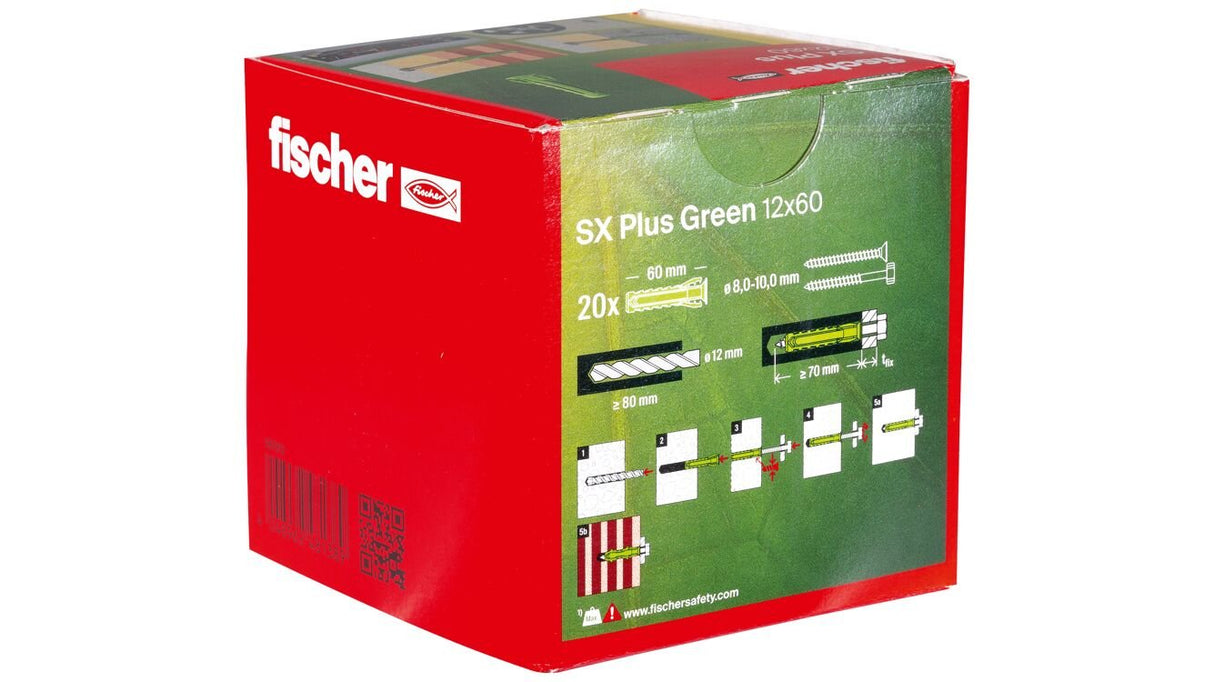 Fischer Dübel Sx Plus Green 12x60